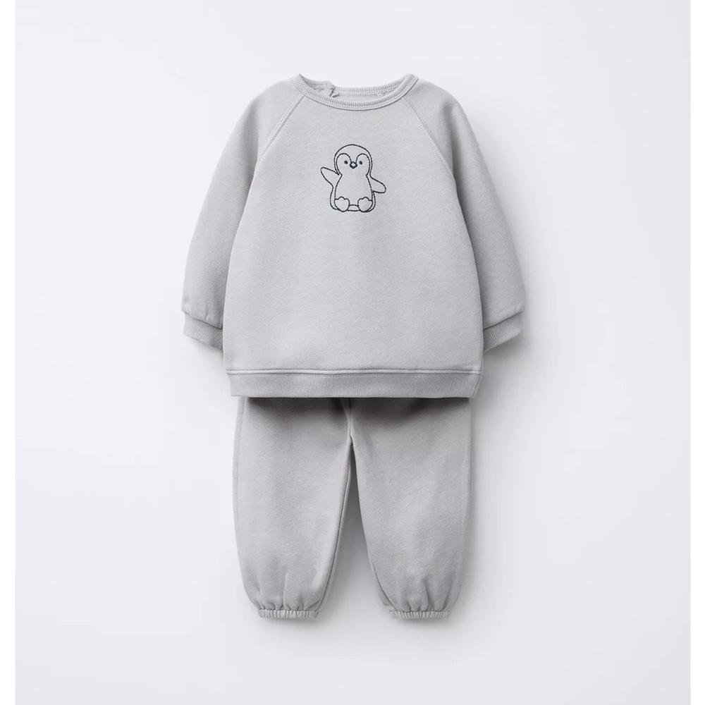 ZARA Baby Sweatshirt and Pants Set 3-6 month